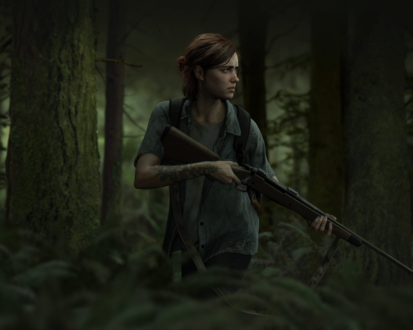 Laden Sie das Computerspiele, Pistole, Ellie (Der Letzte Von Uns), Der Letzte Von Uns, The Last Of Us: Part Ii-Bild kostenlos auf Ihren PC-Desktop herunter