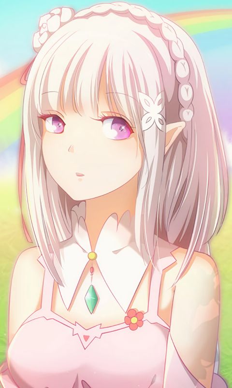 Handy-Wallpaper Animes, Emilia (Re: Zero), Re:zero Das Leben In Einer Anderen Welt Beginnen kostenlos herunterladen.