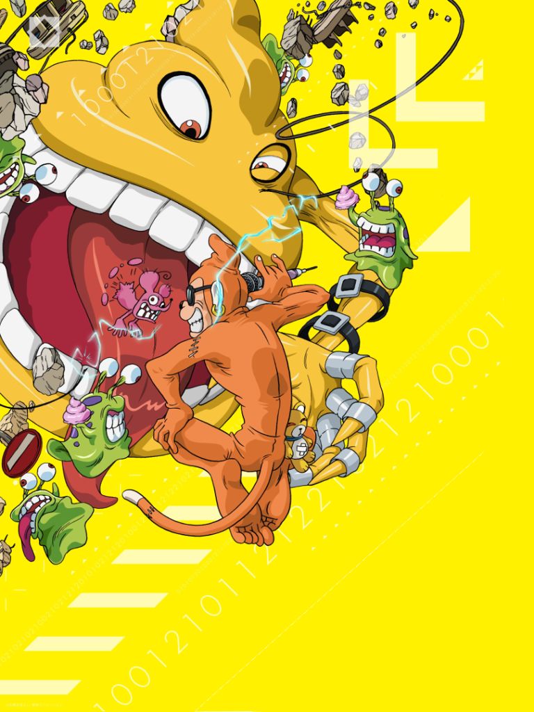 Download mobile wallpaper Anime, Digimon, Chuumon (Digimon), Etemon (Digimon), Numemon (Digimon), Sukamon (Digimon) for free.