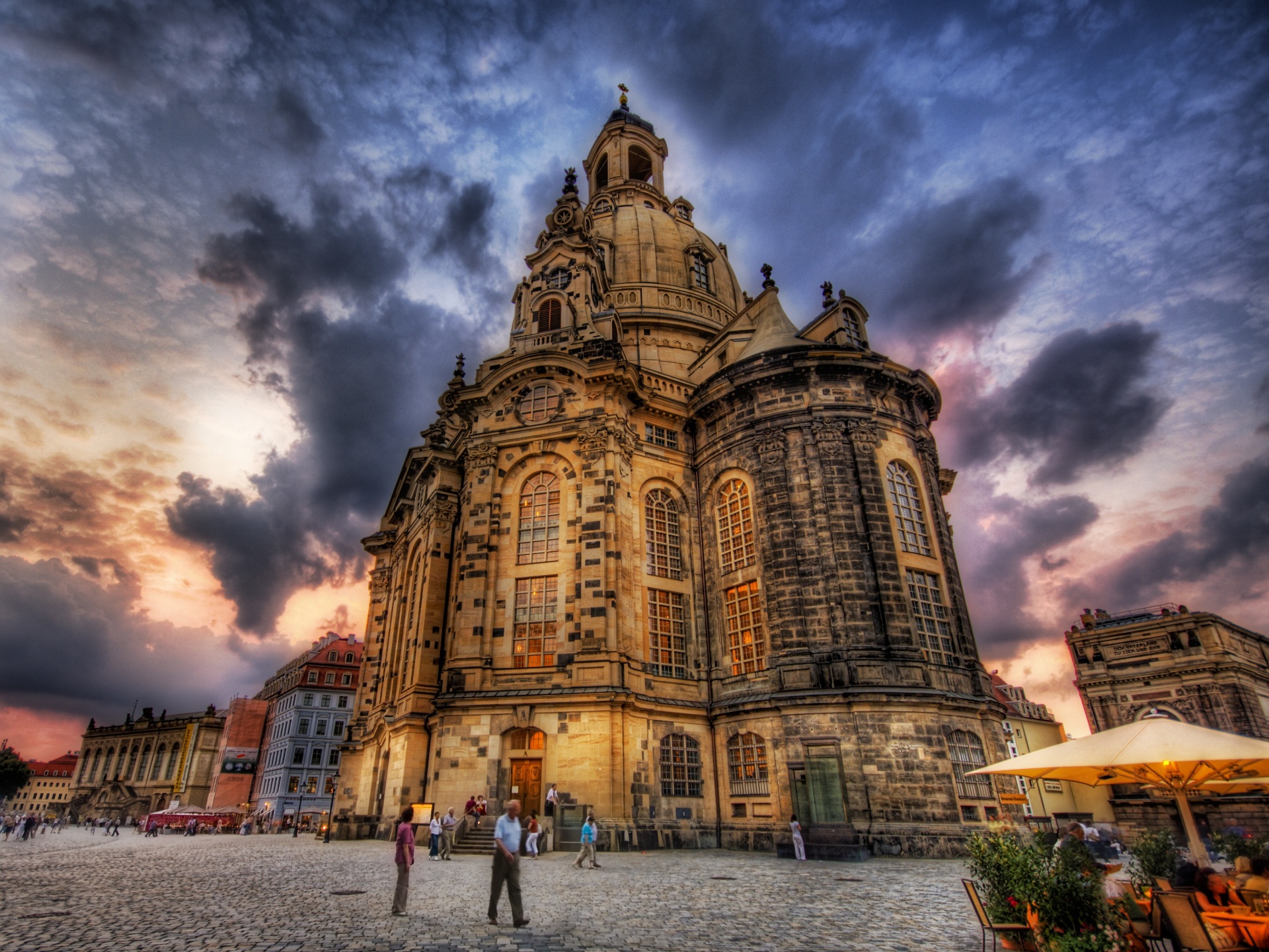 Free download wallpaper Architecture, Hdr, Church, Germany, Dresden, Religious, Dresden Frauenkirche on your PC desktop