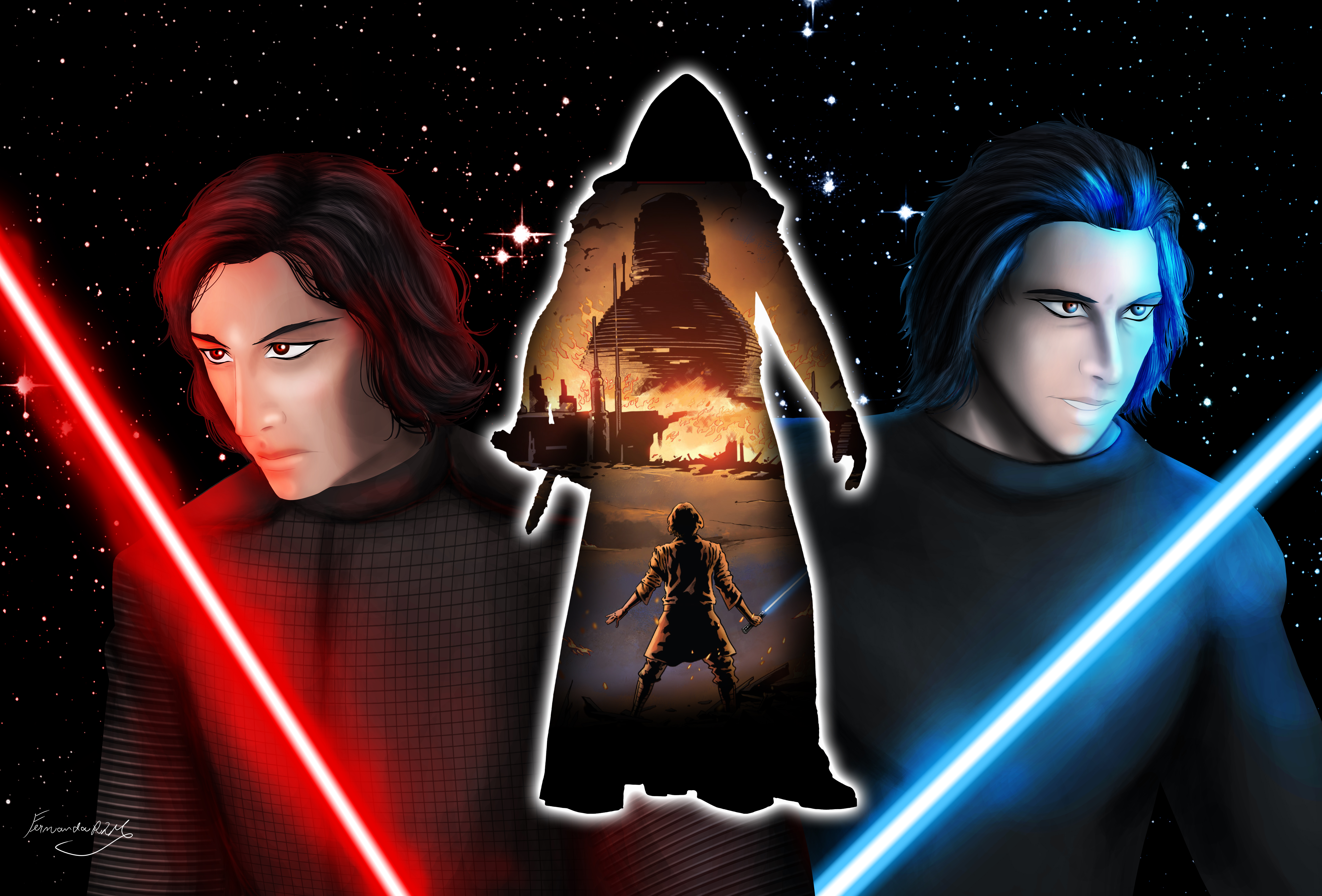 Download mobile wallpaper Star Wars, Movie, Kylo Ren, Ben Solo for free.