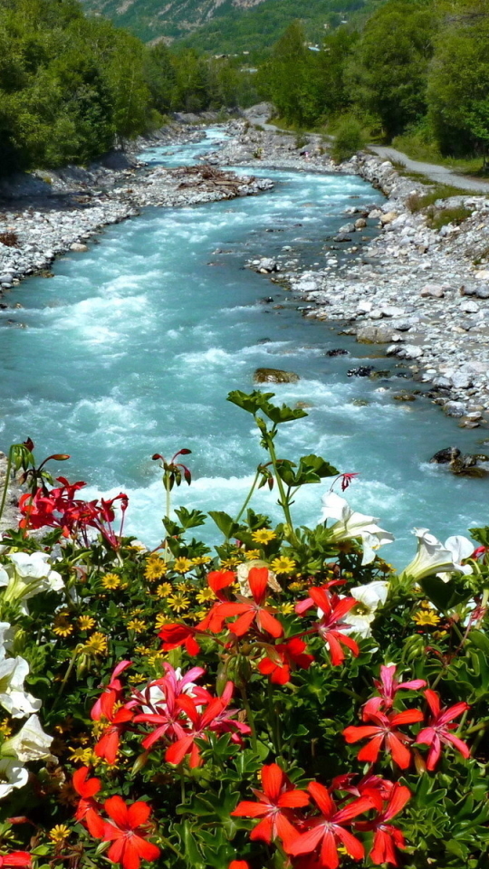 Download mobile wallpaper Earth, River for free.