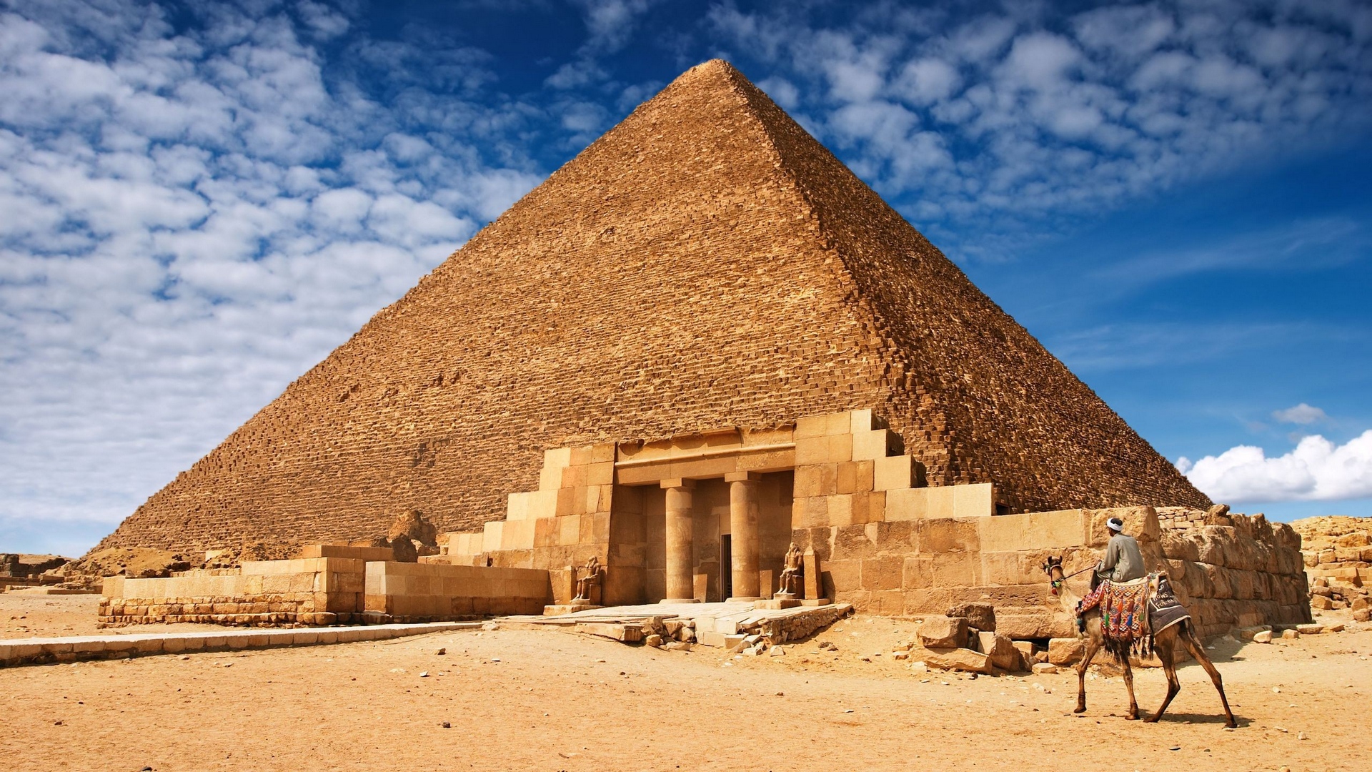 Download mobile wallpaper Egypt, Pyramid, Man Made for free.