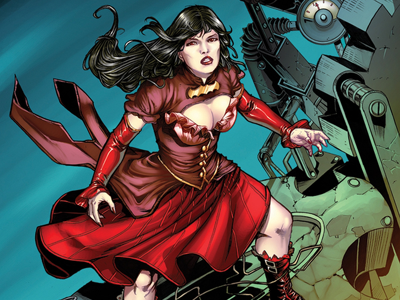 Baixe gratuitamente a imagem História Em Quadrinhos, Vampirella na área de trabalho do seu PC