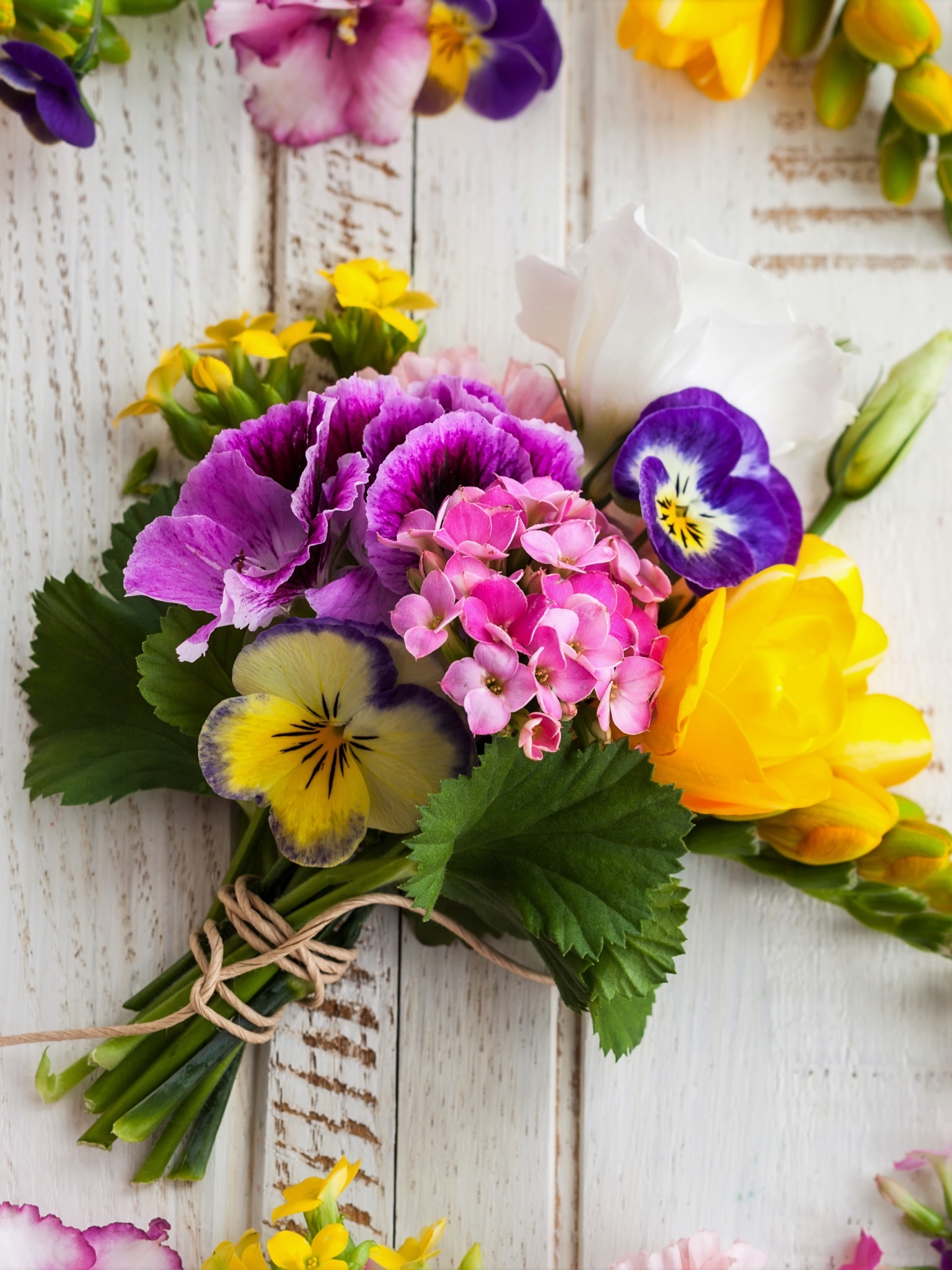 Download mobile wallpaper Still Life, Flower, Bouquet, Colorful, Spring, Man Made for free.