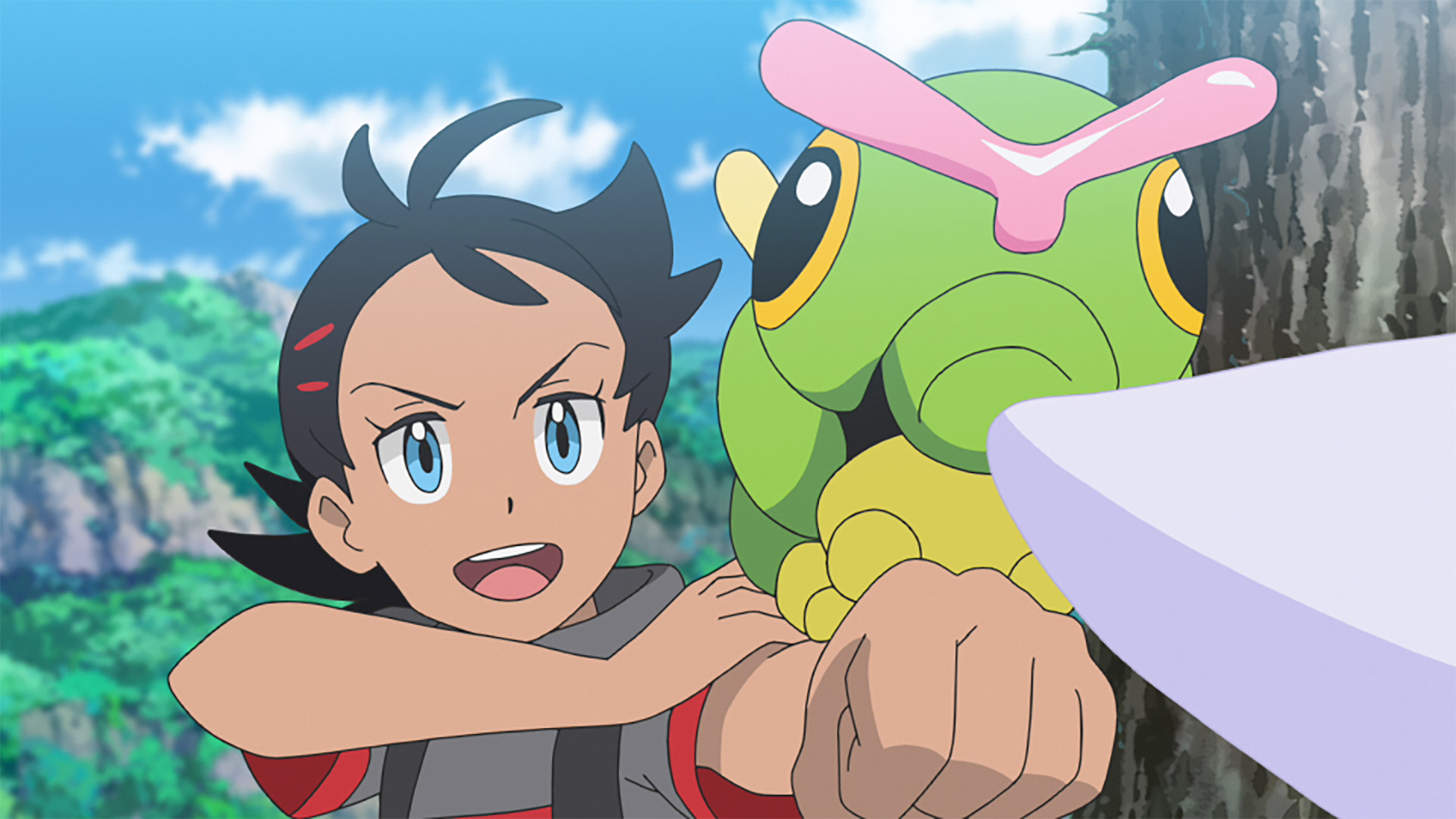 Laden Sie das Pokémon, Blaue Augen, Animes, Goh (Pokémon)-Bild kostenlos auf Ihren PC-Desktop herunter