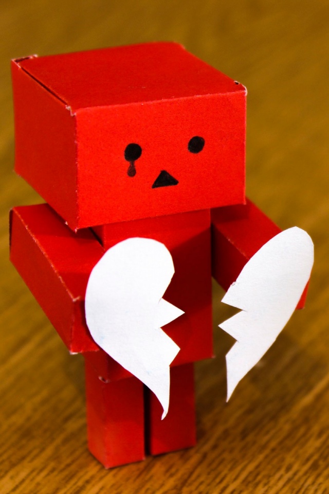 Download mobile wallpaper Love, Danbo, Misc, Heart Shaped for free.