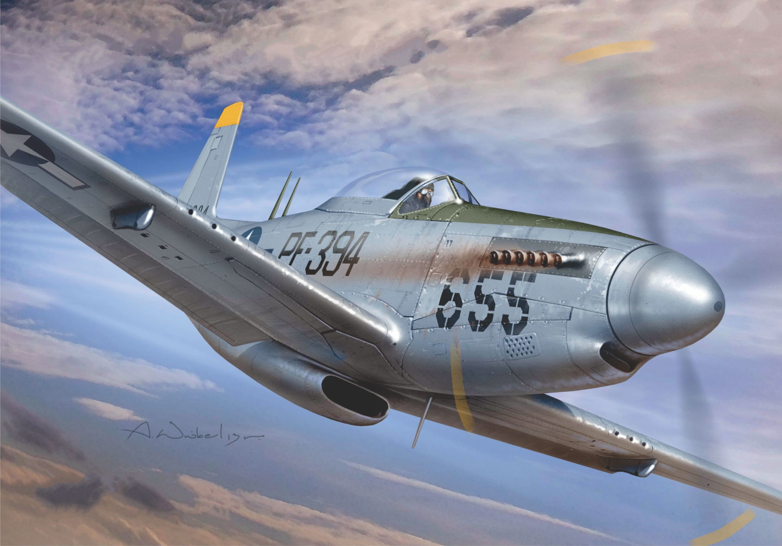 Laden Sie das Flugzeuge, Militär, Kampfflugzeug, Nordamerikanischer P 51 Mustang, Militärflugzeug-Bild kostenlos auf Ihren PC-Desktop herunter