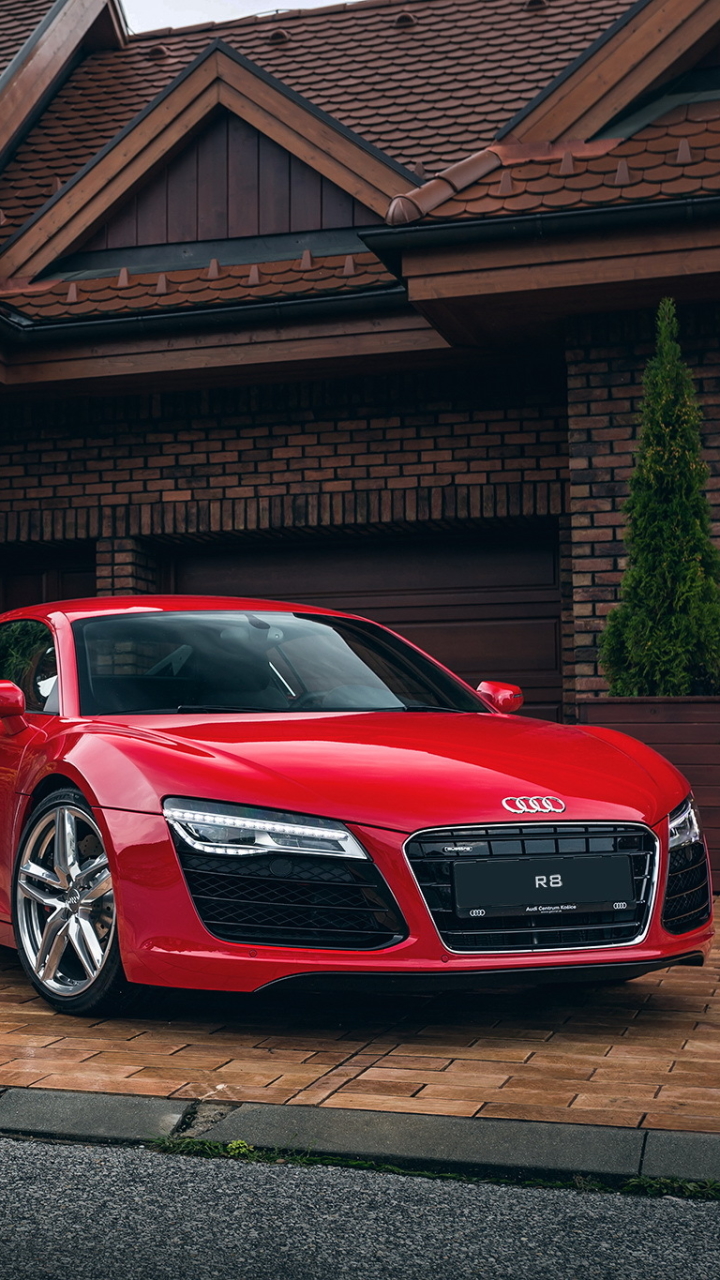 Download mobile wallpaper Audi, Audi R8, Mansion, Vehicles for free.