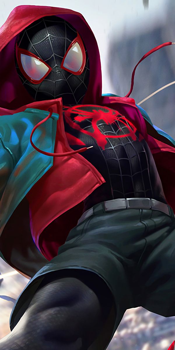 Papel de parede para celular: Homem Aranha, Miles Morales, Filme, Homem ...