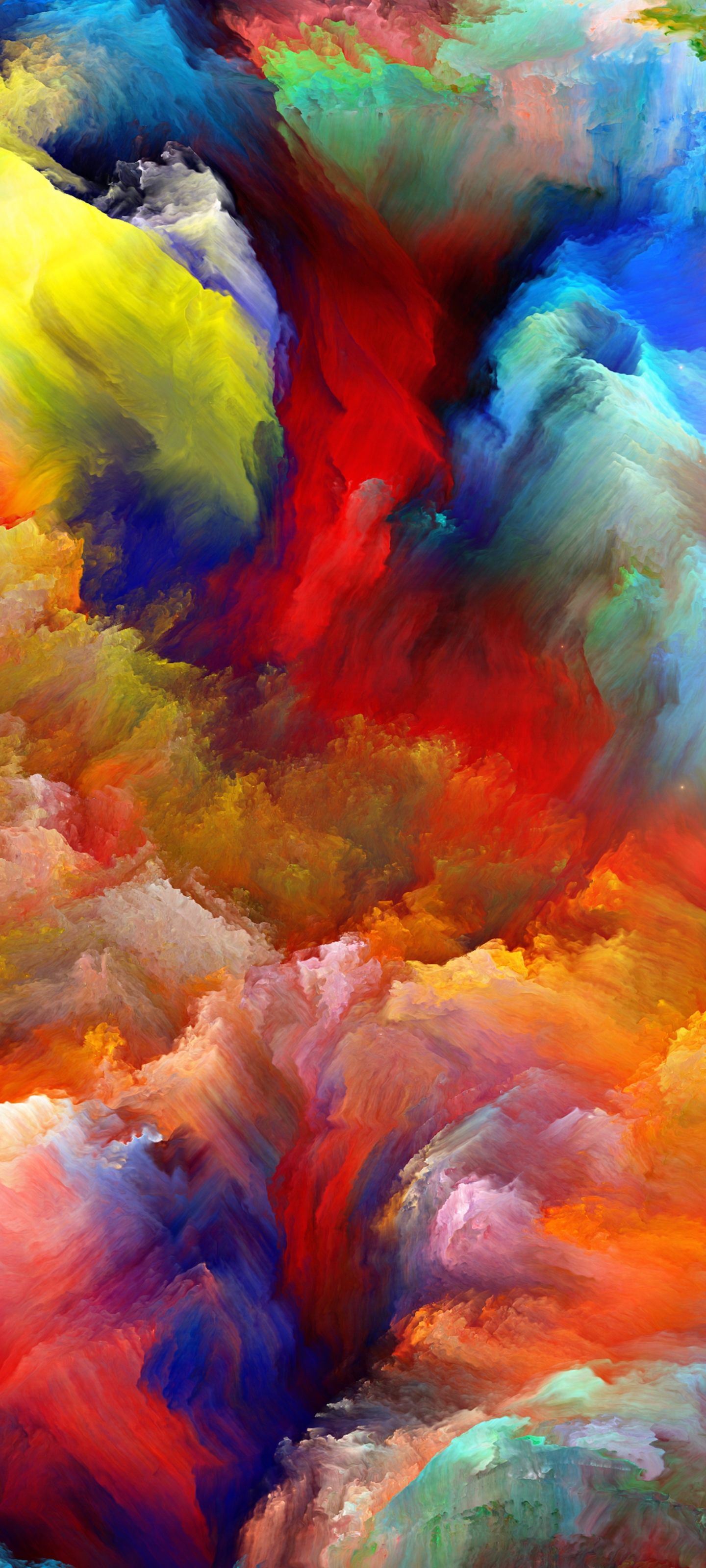 Download mobile wallpaper Colors, Colorful, Artistic, Cloud for free.