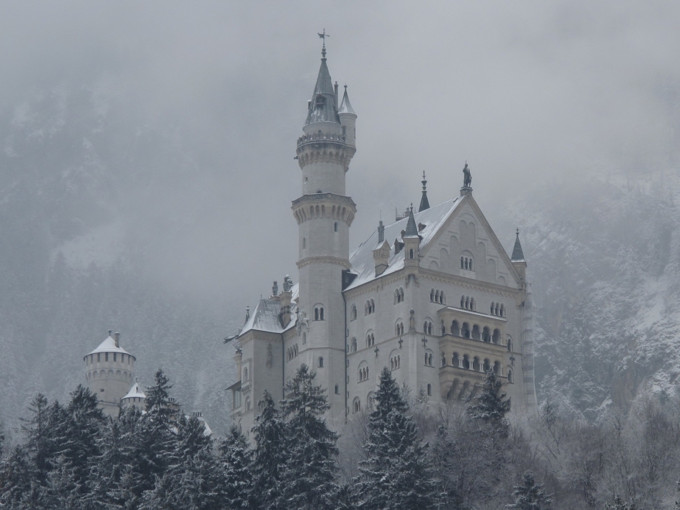 Free HD castles, landscape, gray