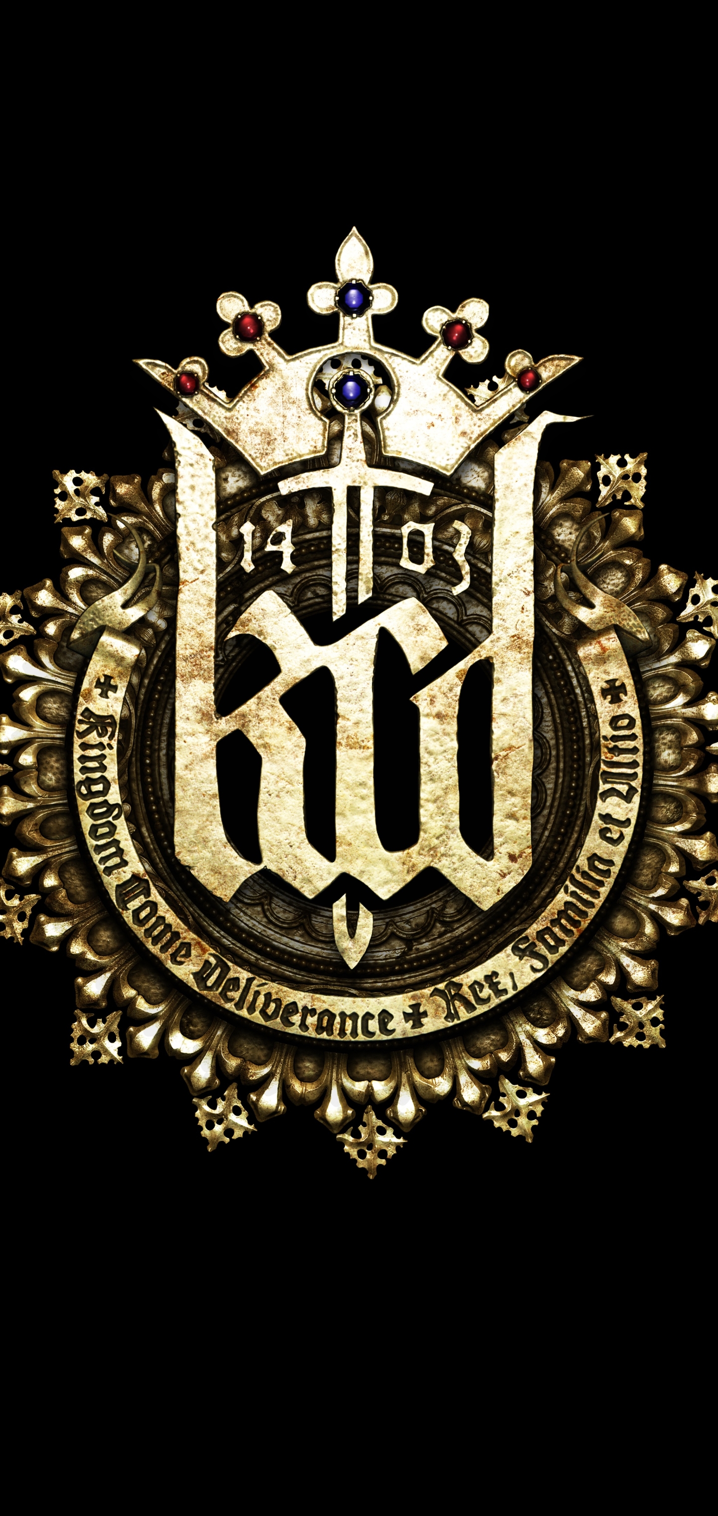 Скачати мобільні шпалери Логотип, Відеогра, Kingdom Come: Deliverance безкоштовно.