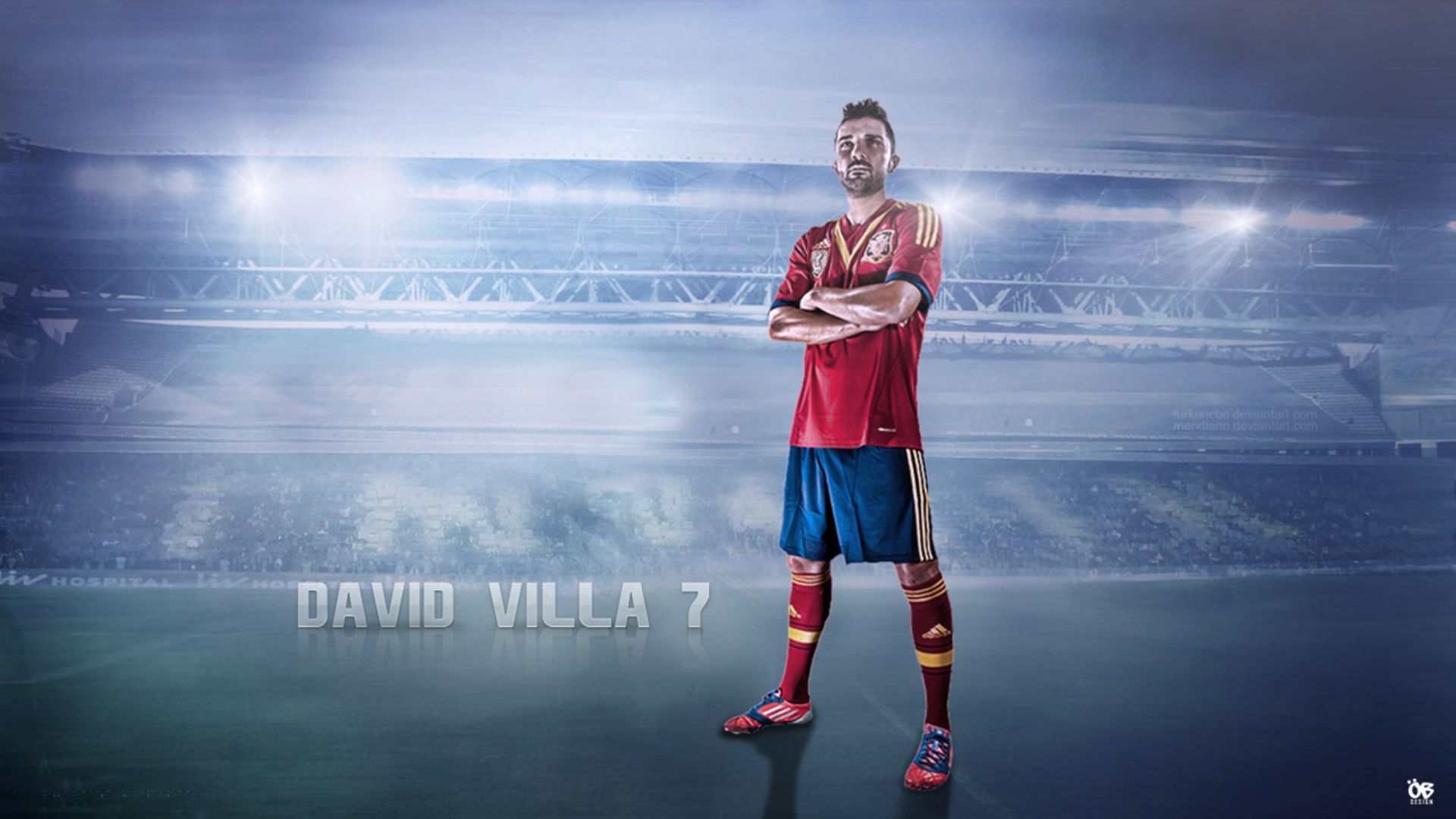 Baixar papel de parede para celular de Esportes, Futebol, Seleção Espanhola De Futebol, David Villa gratuito.
