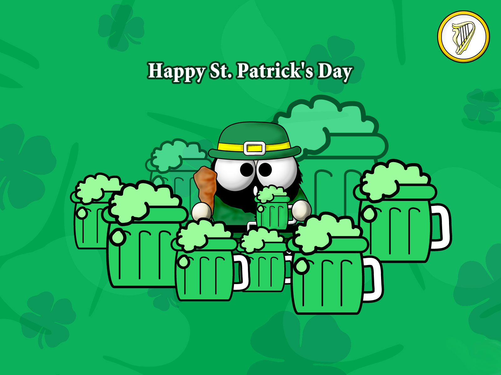 Free download wallpaper Beer, Holiday, St Patrick's Day, Leprechaun on your PC desktop