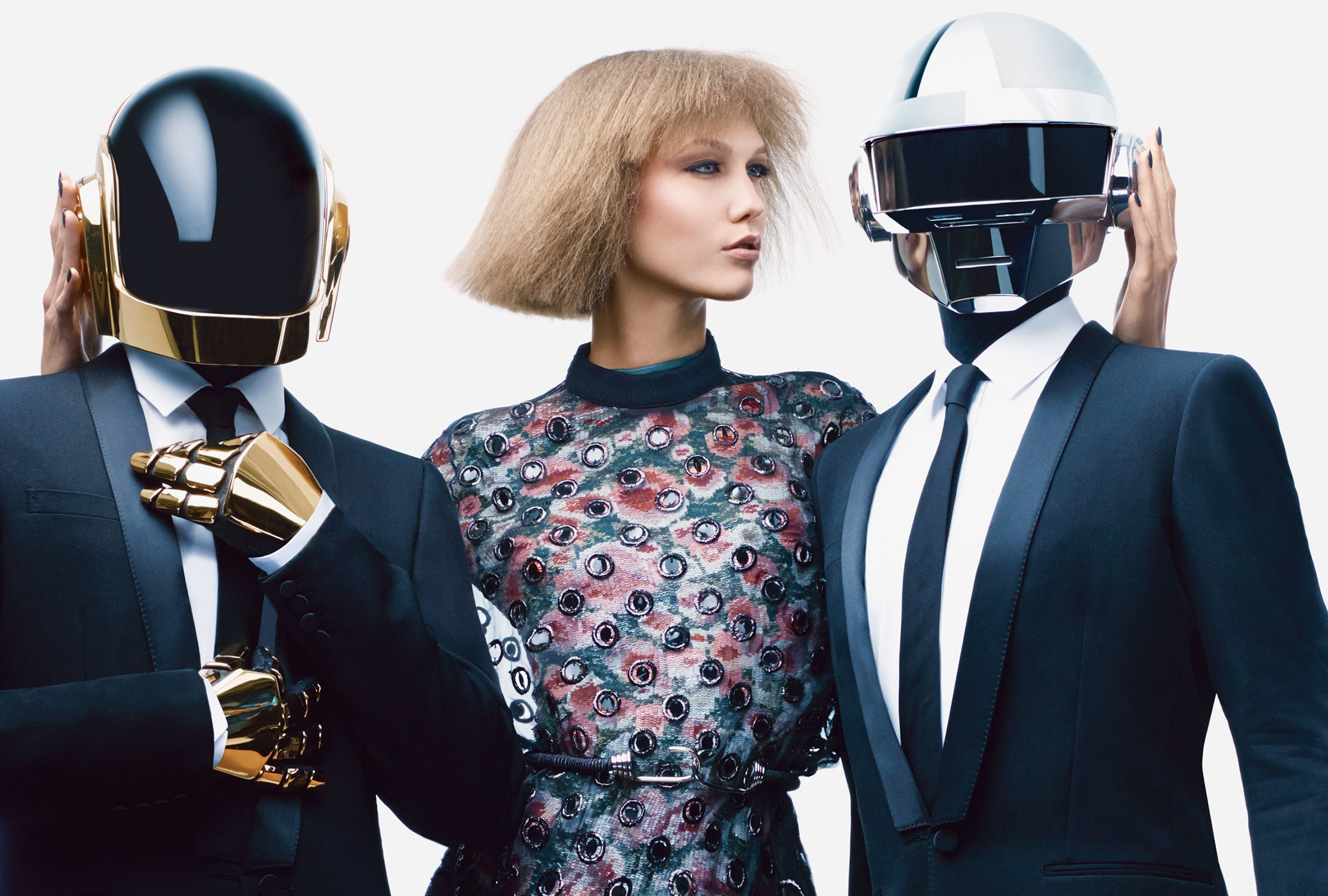 Baixar papel de parede para celular de Daft Punk, Celebridade, Karlie Kloss gratuito.