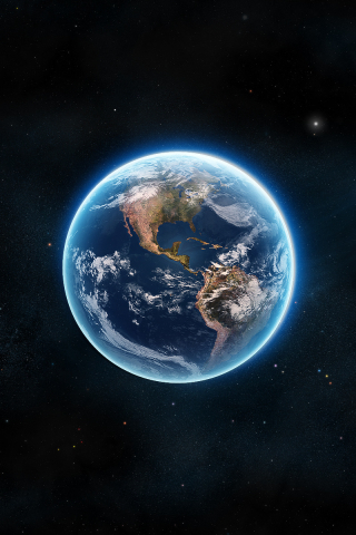 Download mobile wallpaper Earth, From Space for free.