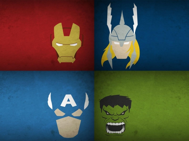 Download mobile wallpaper Hulk, Iron Man, Captain America, Avengers, Comics, Thor, The Avengers for free.