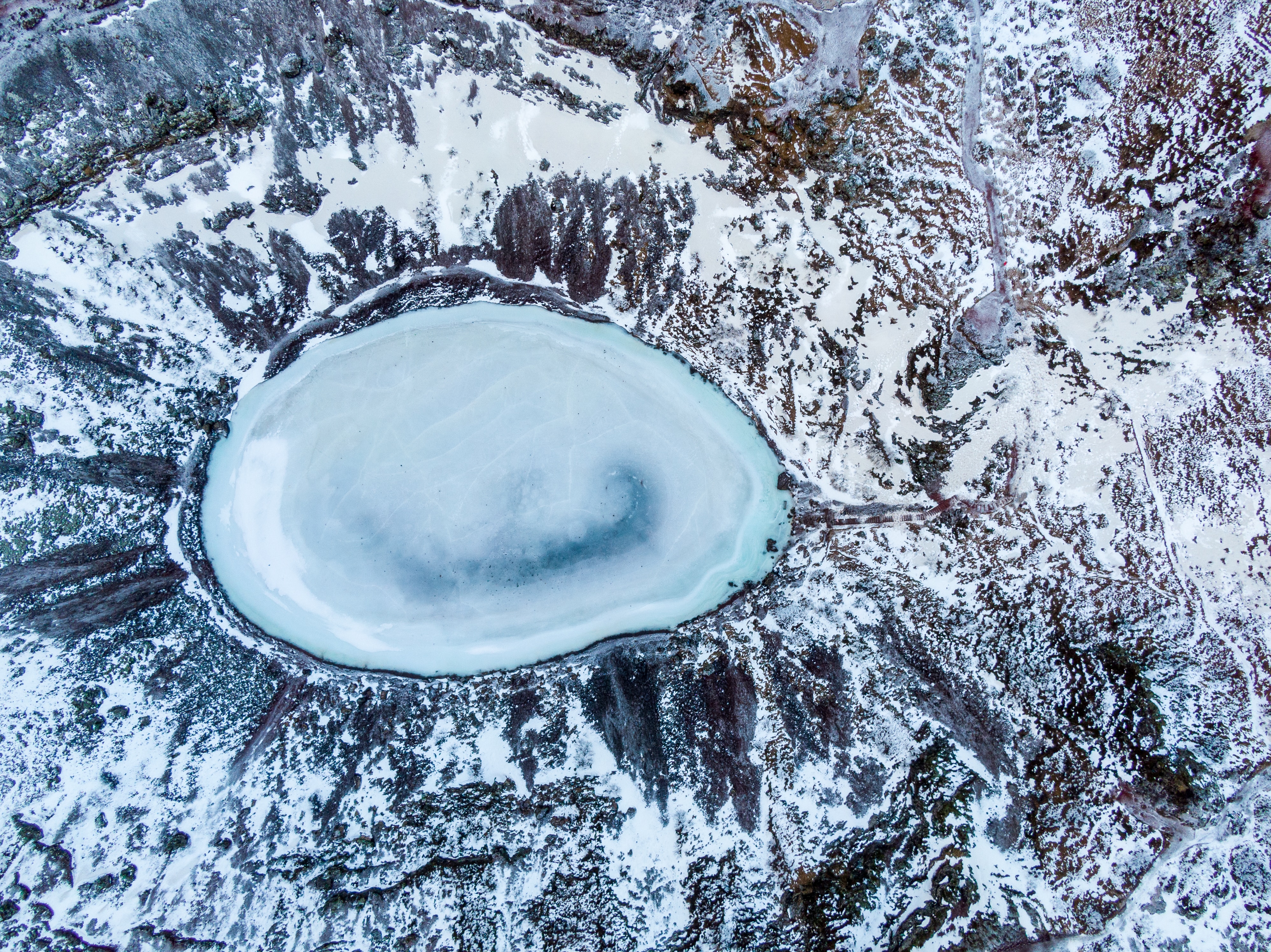Free download wallpaper View From Above, Lake, Winter, Nature, Ice, Landscape on your PC desktop