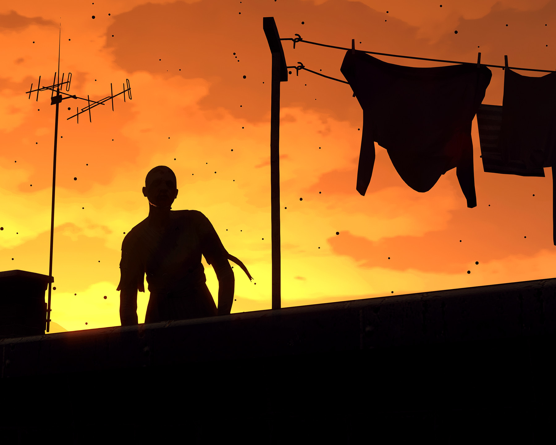 Free download wallpaper Silhouette, Video Game, Dying Light on your PC desktop