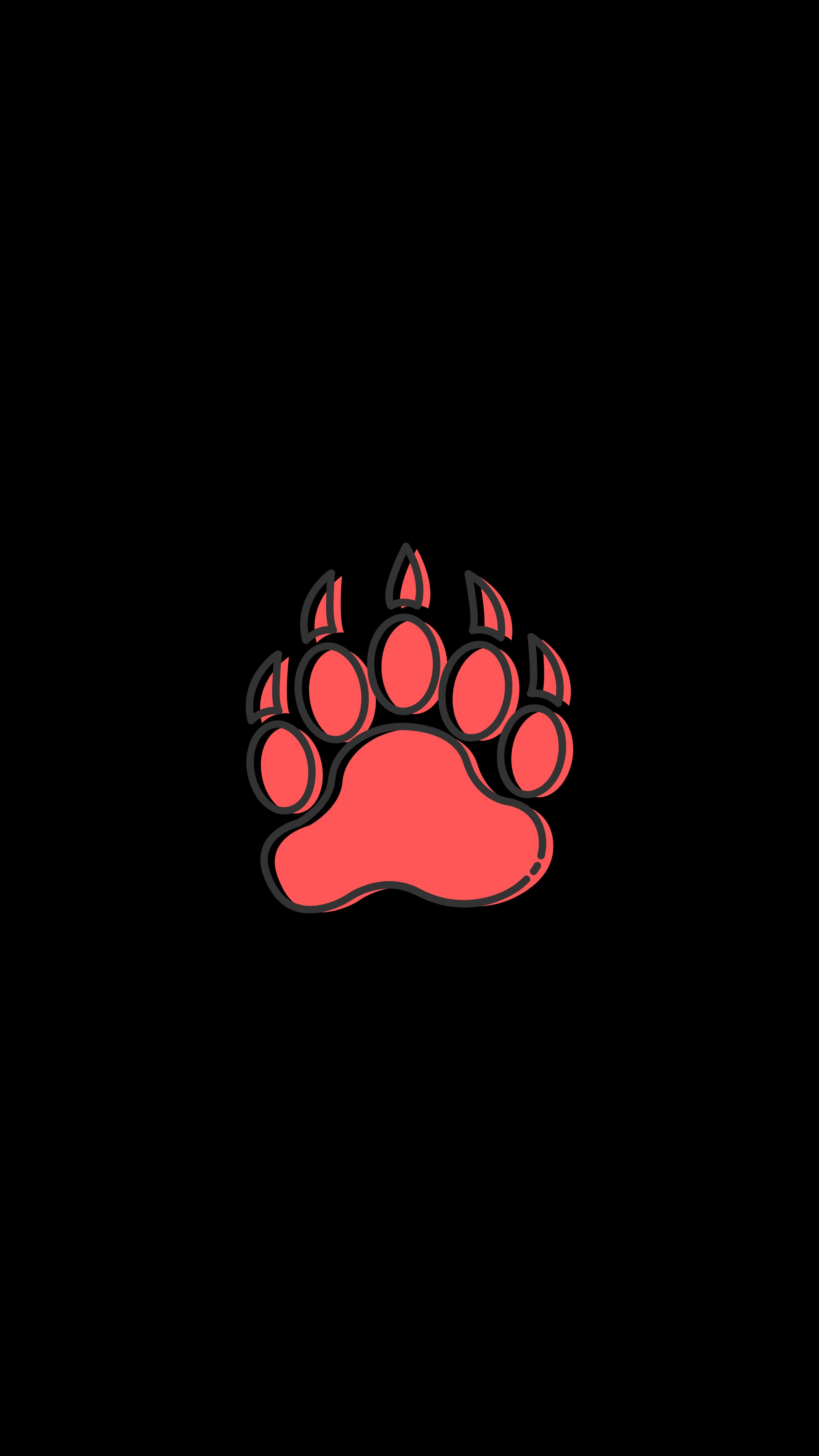 vector, art, animal, track, trace, paw wallpapers for tablet