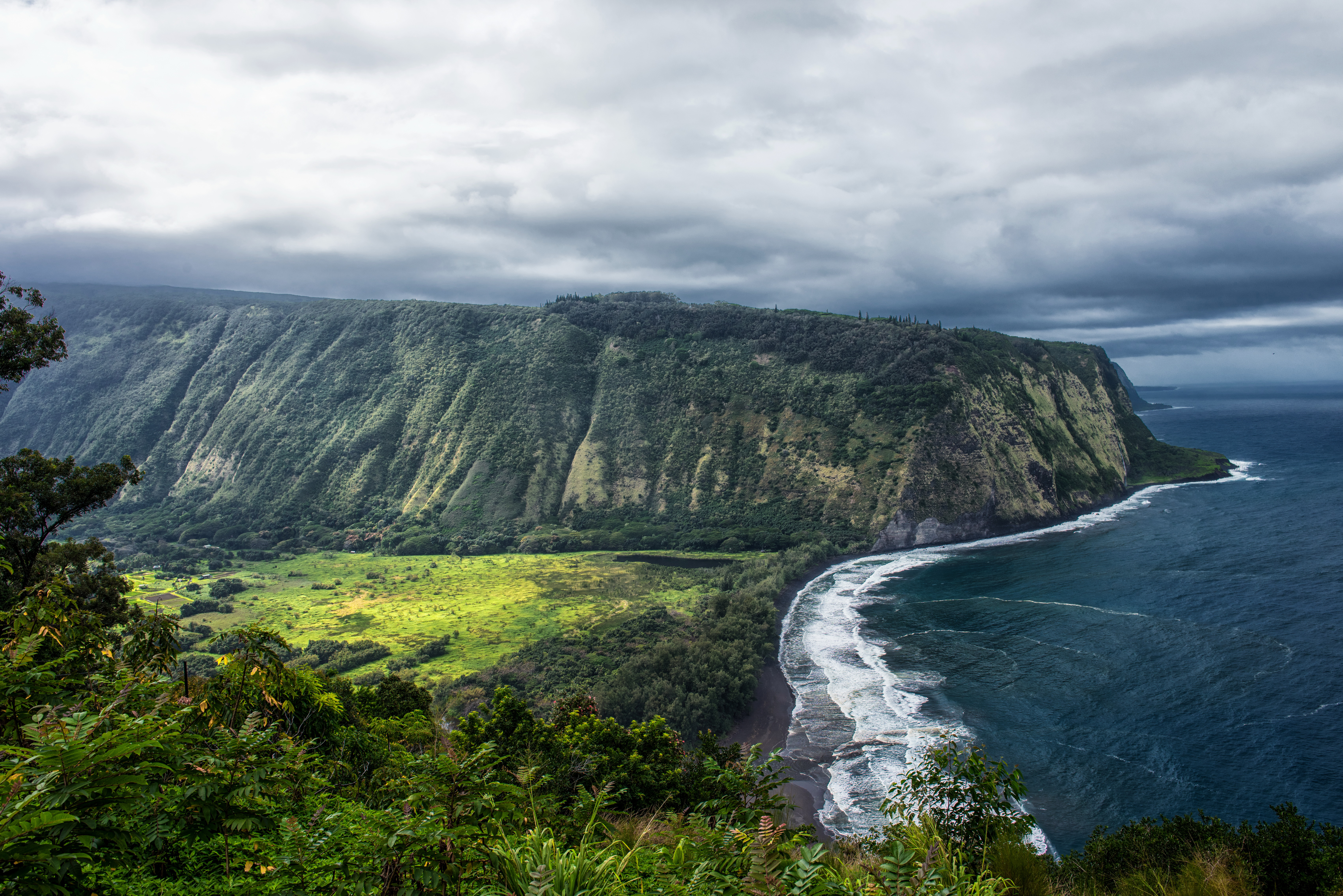 Download mobile wallpaper Sea, Ocean, Earth, Cliff, Hawaii, Coastline for free.