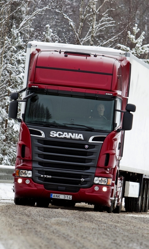 Download mobile wallpaper Vehicles, Scania, Semis for free.