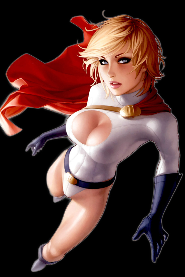 Handy-Wallpaper Comics, Power Girl kostenlos herunterladen.