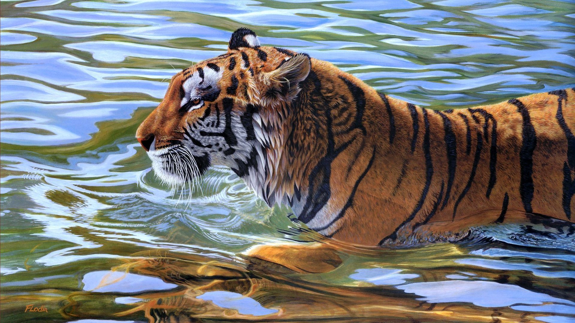 Free download wallpaper Cats, Tiger, Animal on your PC desktop