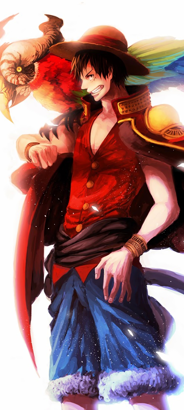 Download mobile wallpaper Monkey D Luffy, One Piece, Anime for free.