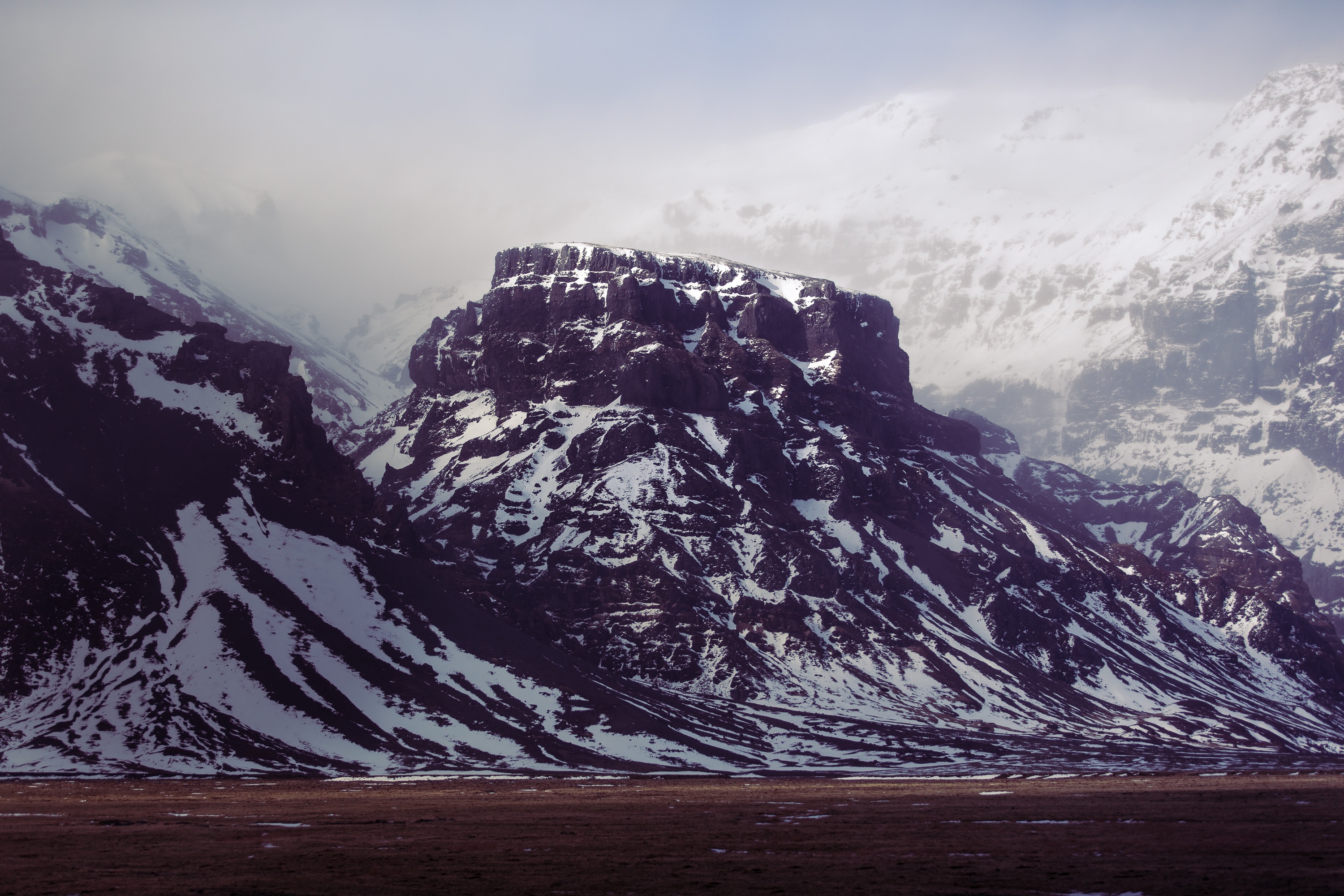 Laden Sie das Natur, Clouds, Sky, Schnee, Mountains-Bild kostenlos auf Ihren PC-Desktop herunter