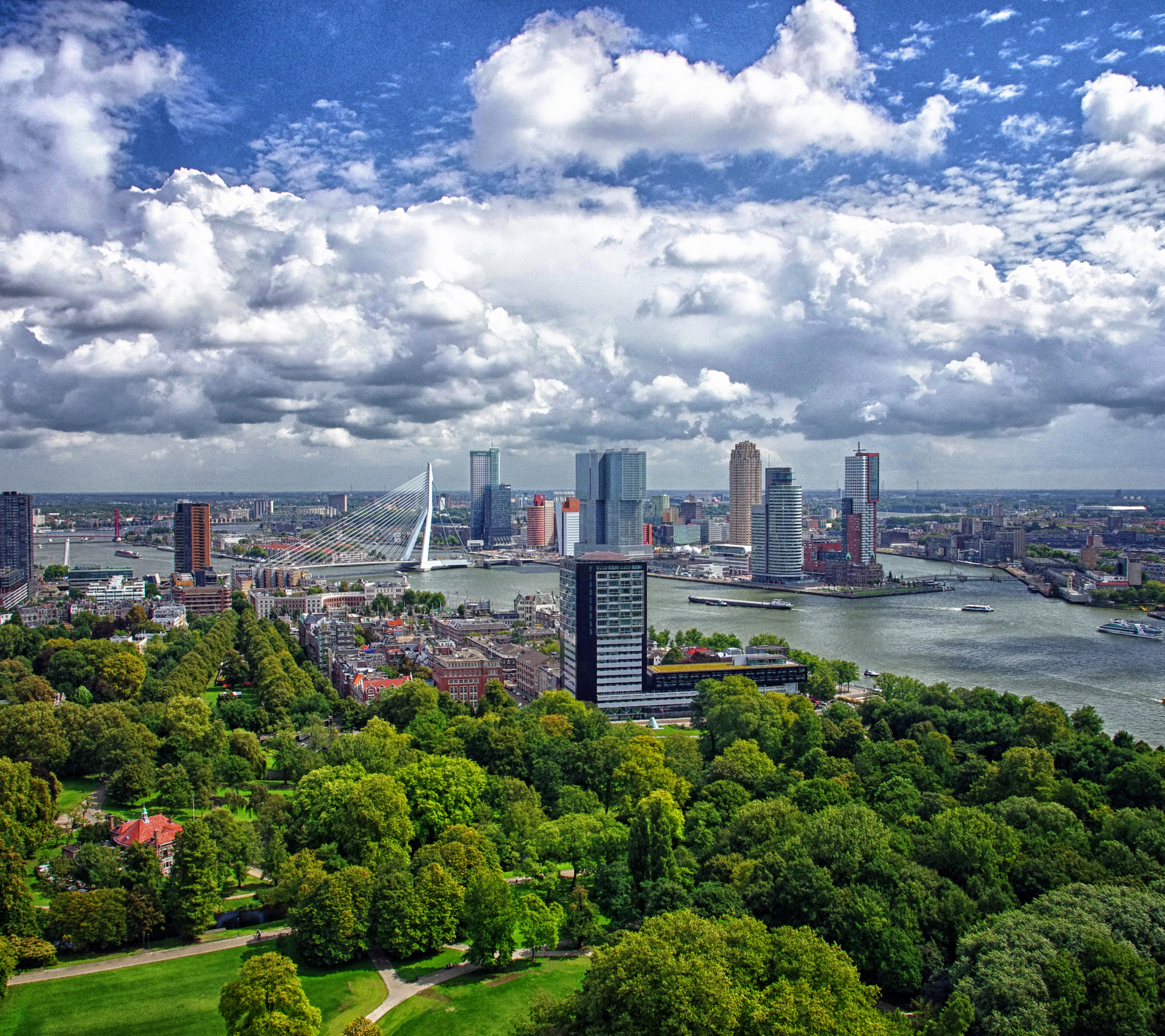 1110823 завантажити шпалери створено людиною, роттердам, нідерланди, гавань, хмара, небо, міста - заставки і картинки безкоштовно