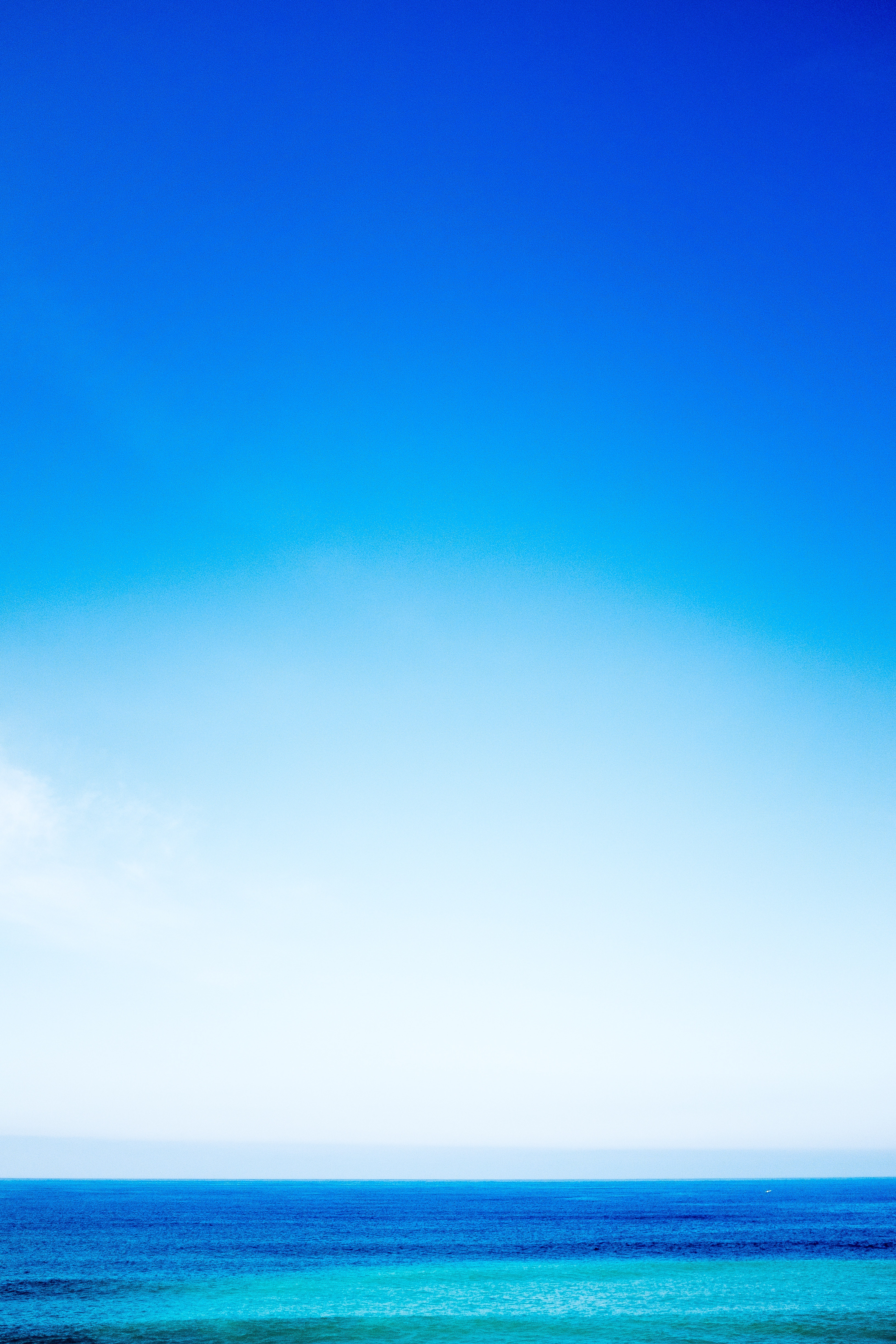 nature, horizon, sky, sea, blue Smartphone Background