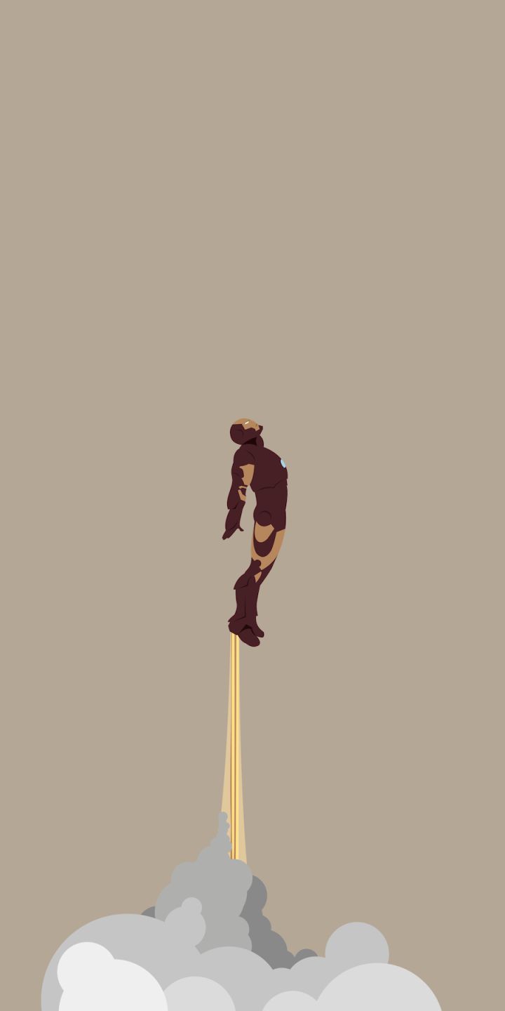 Descarga gratuita de fondo de pantalla para móvil de Iron Man, Minimalista, Historietas.