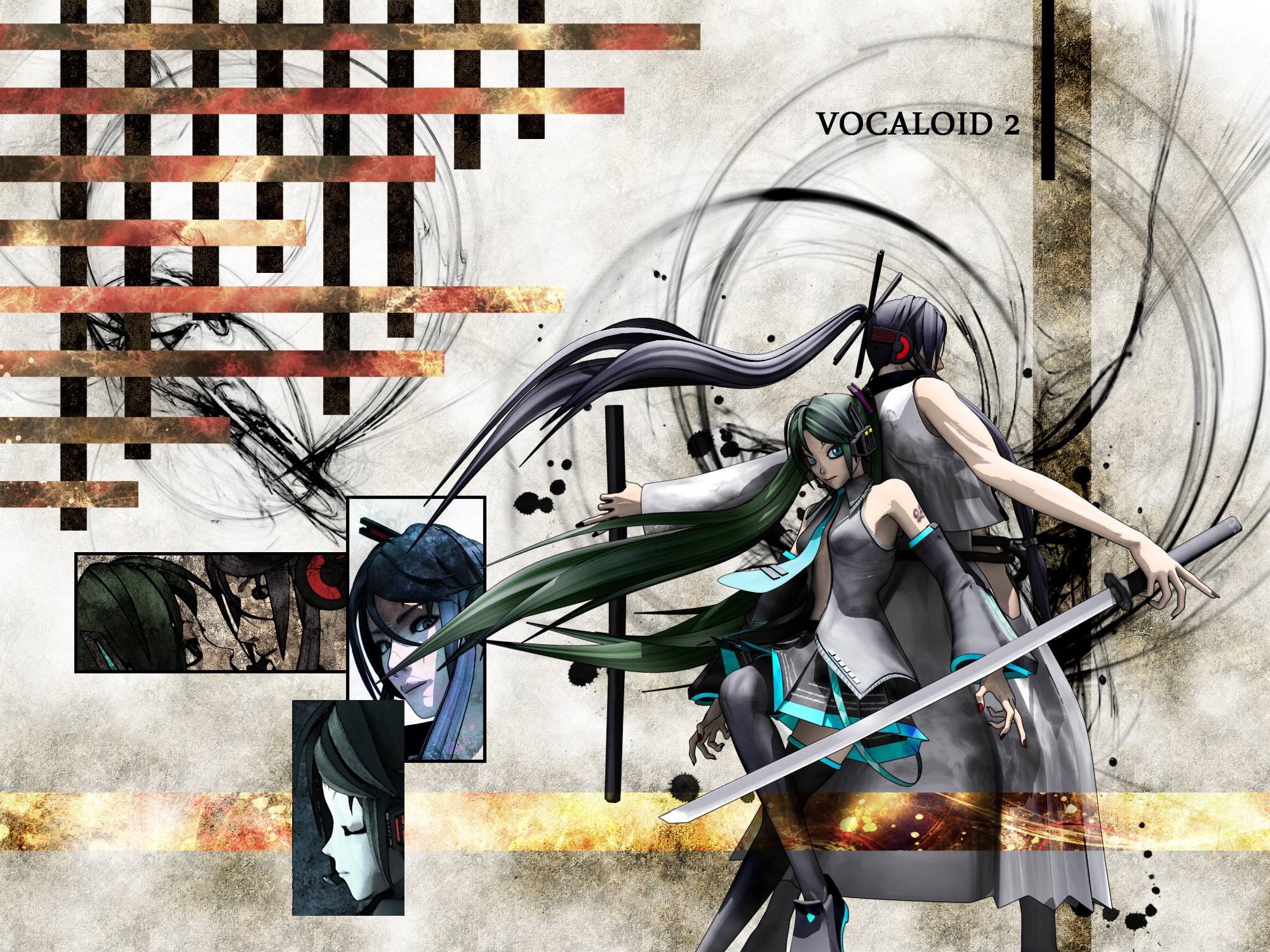 Laden Sie das Vocaloid, Hatsune Miku, Animes, Kamui Gakupo-Bild kostenlos auf Ihren PC-Desktop herunter