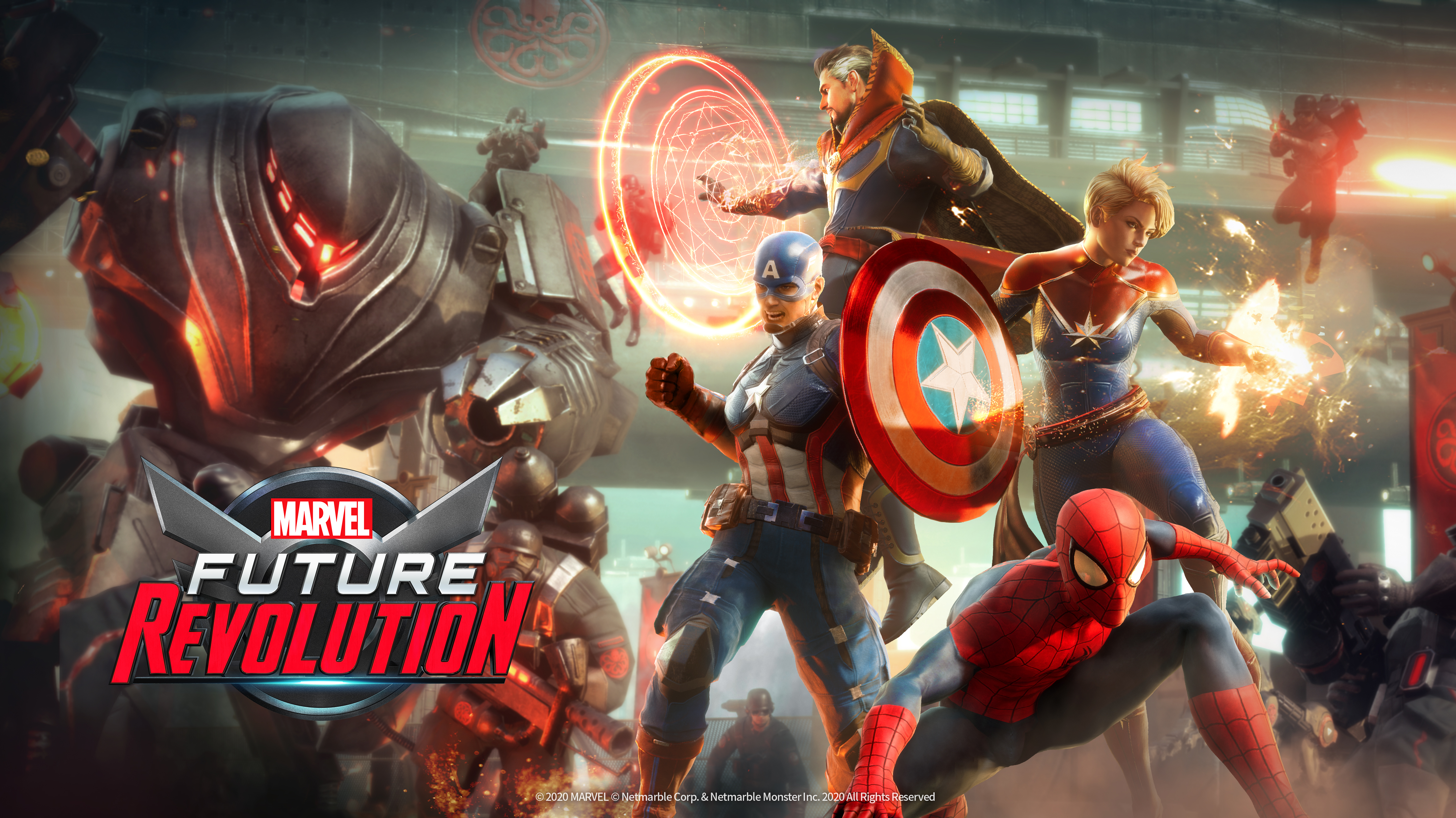 Завантажити шпалери Майбутня Революція Marvel на телефон безкоштовно
