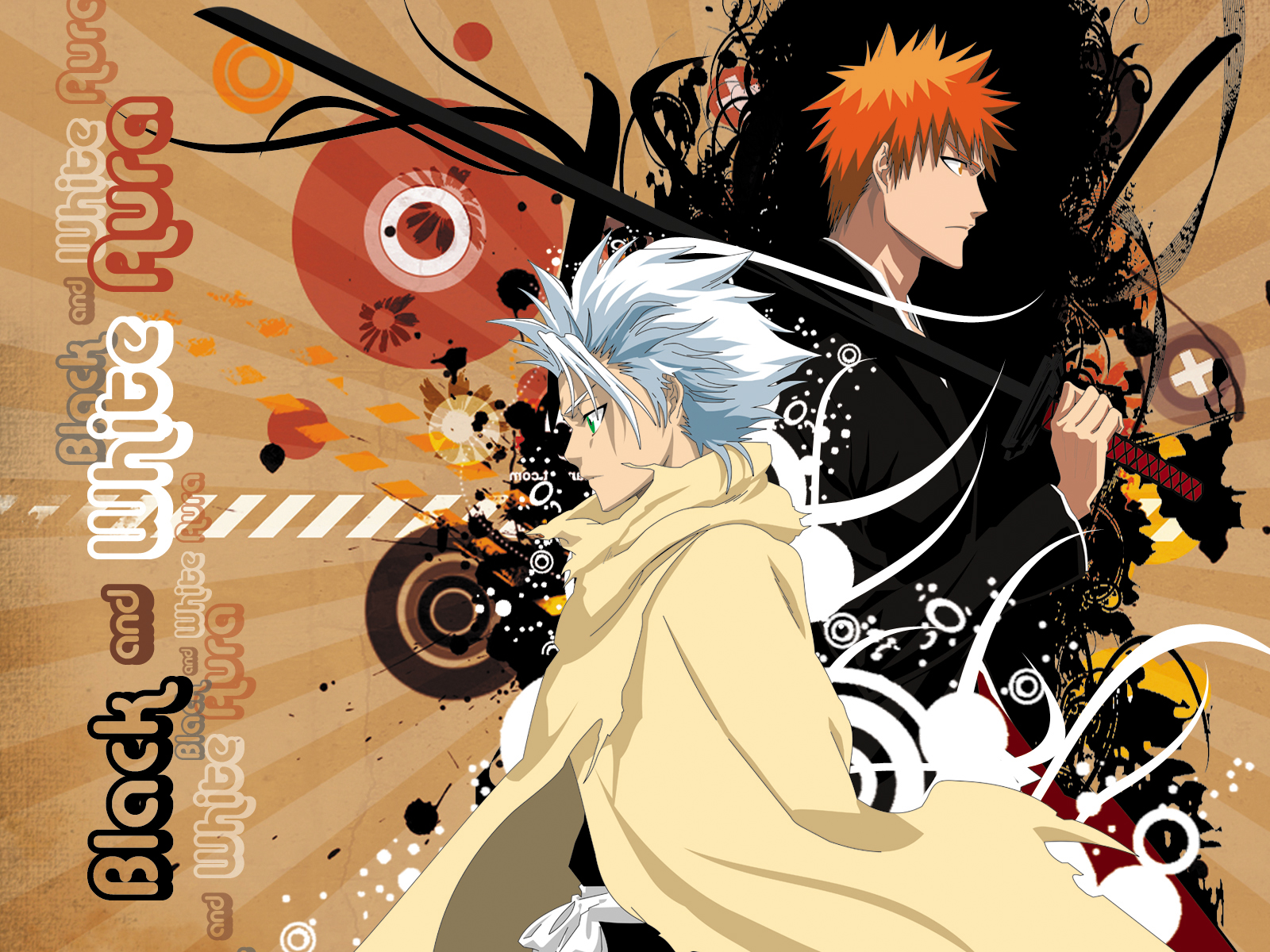 Download mobile wallpaper Tōshirō Hitsugaya, Bleach, Ichigo Kurosaki, Anime for free.