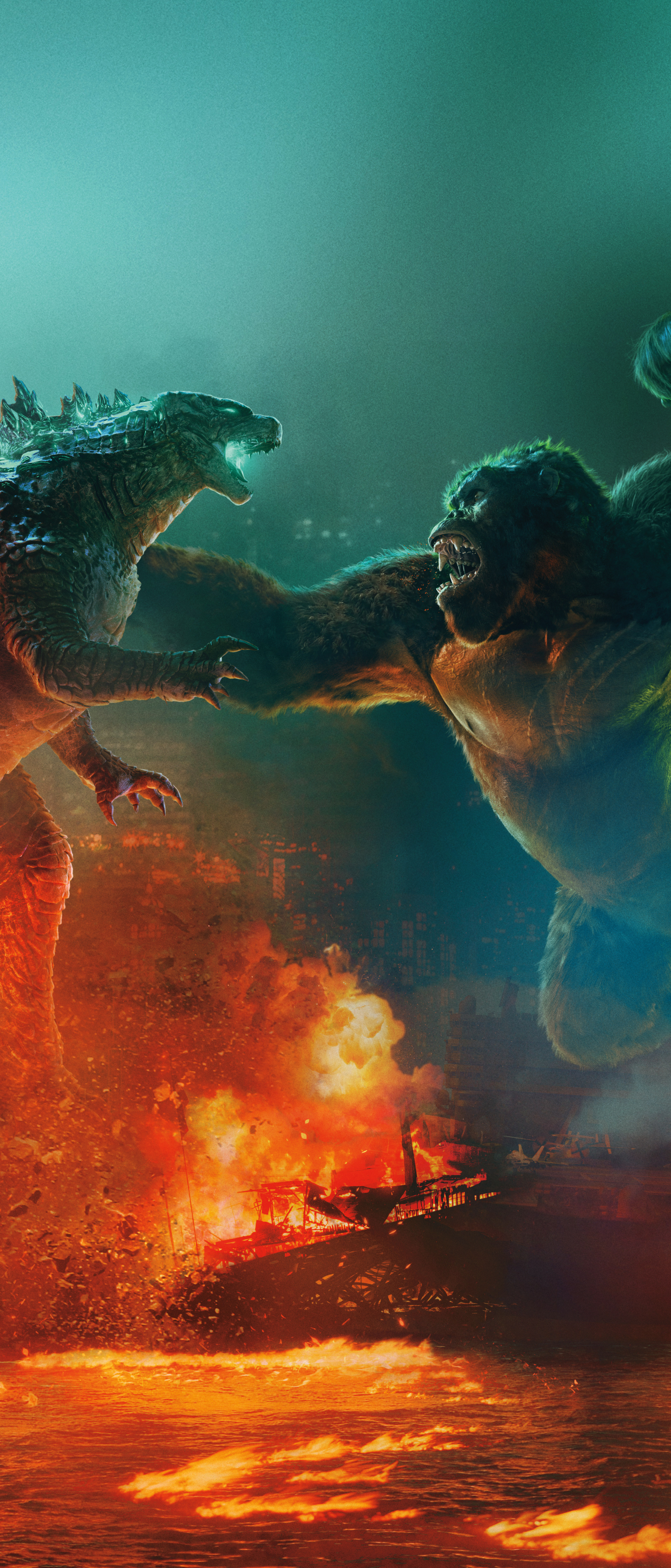 Téléchargez des papiers peints mobile Film, Godzilla Vs Kong gratuitement.