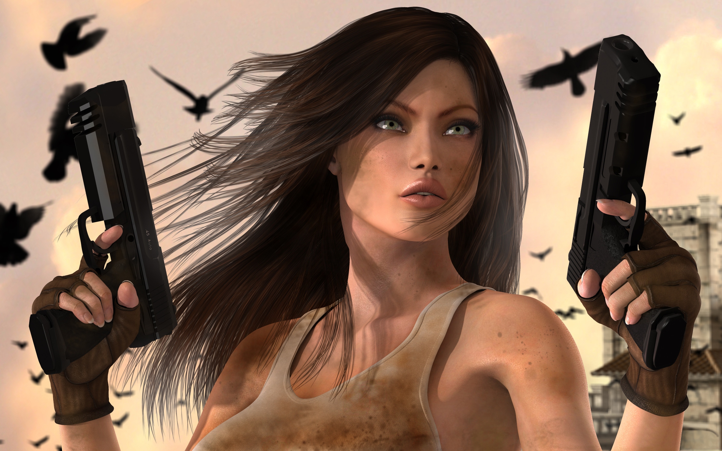 Free download wallpaper Sci Fi, Women Warrior on your PC desktop