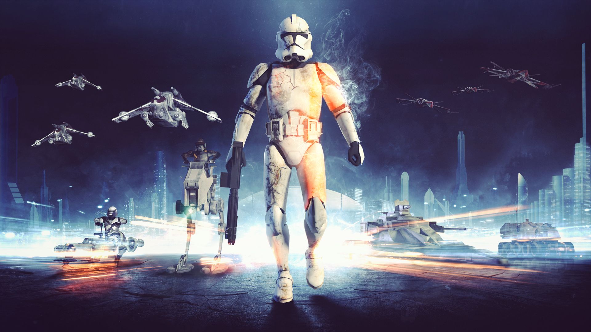 clone trooper, sci fi, star wars, soldier, star wars battlefront