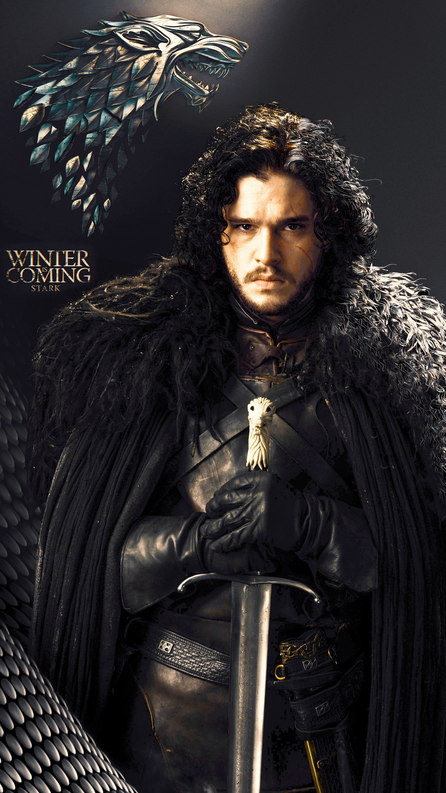 Download mobile wallpaper Game Of Thrones, Tv Show, Kit Harington, Jon Snow for free.