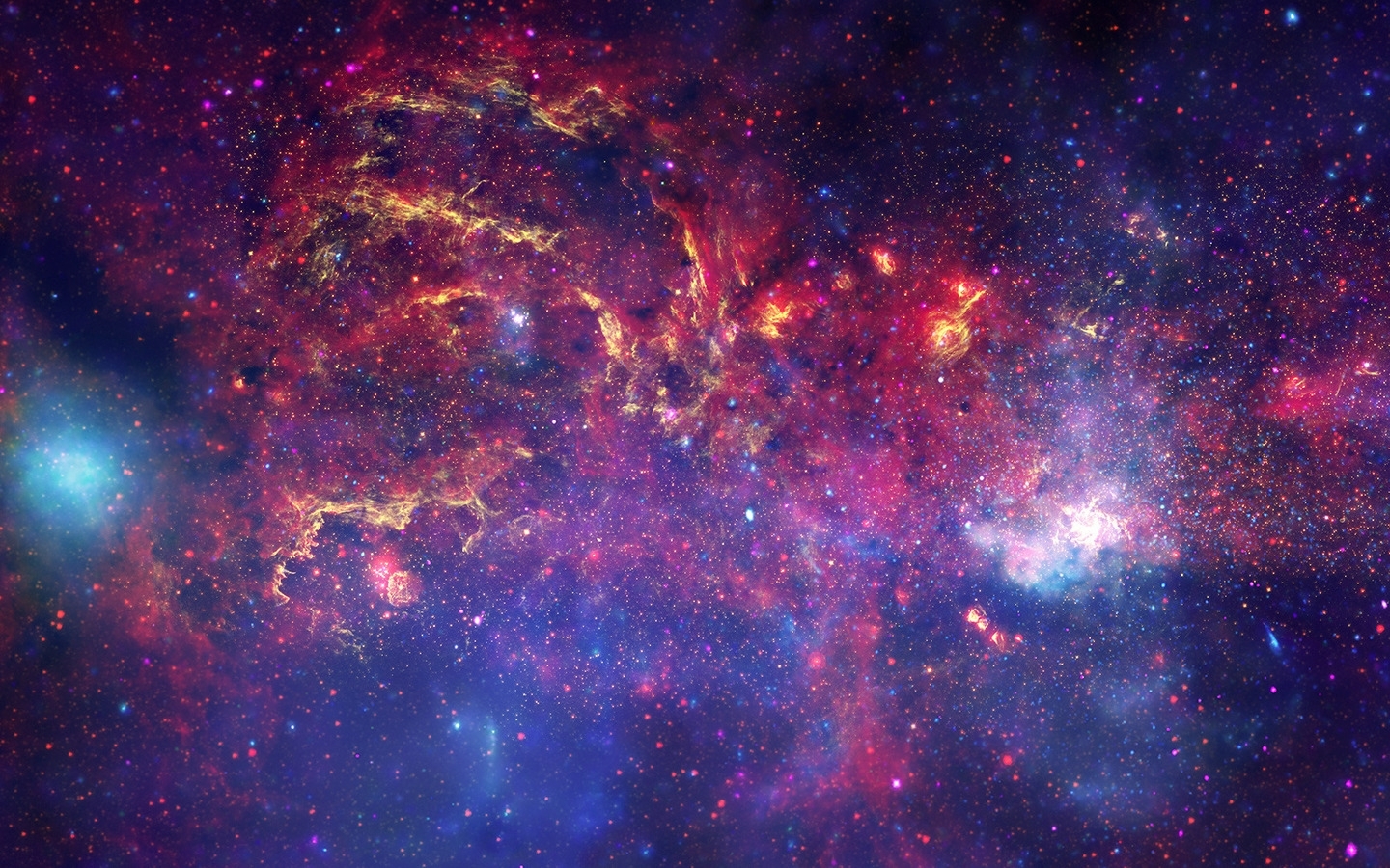 Free download wallpaper Stars, Universe, Landscape on your PC desktop