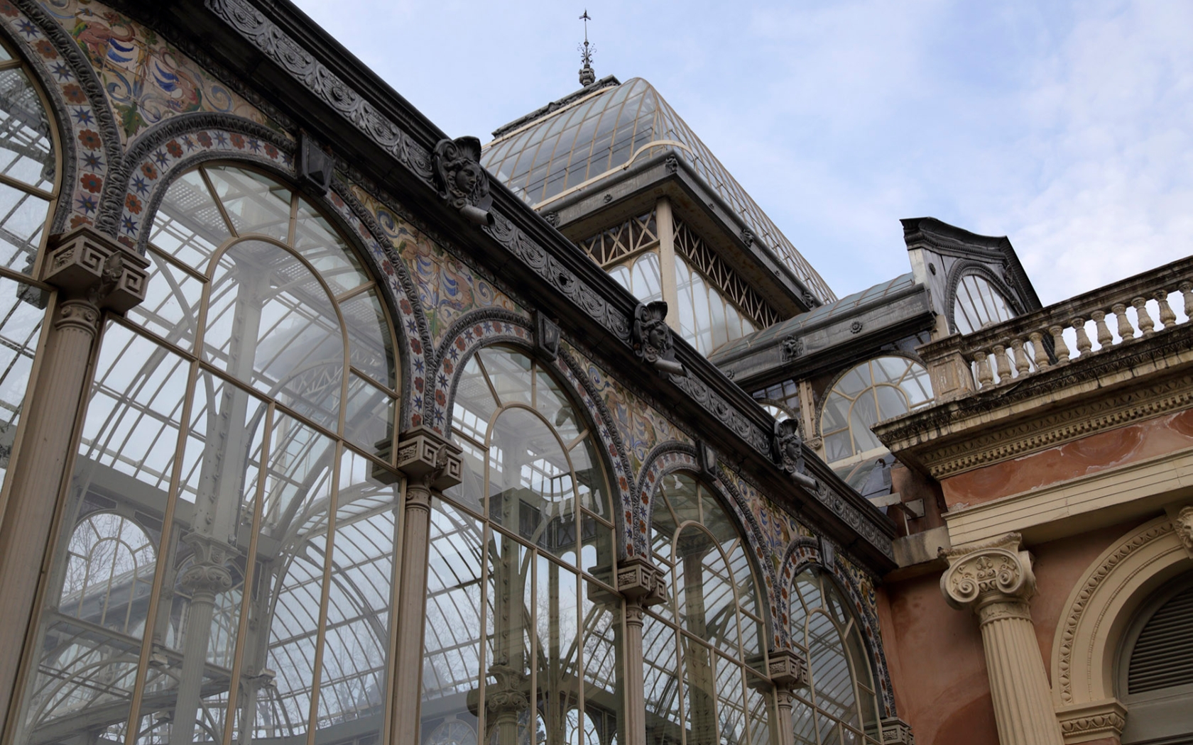 Handy-Wallpaper Menschengemacht, Palacio De Cristal kostenlos herunterladen.