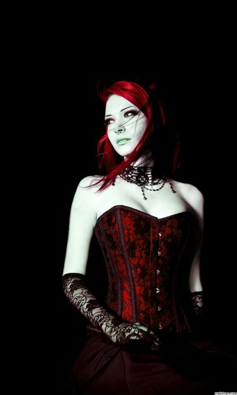 Download mobile wallpaper Gothic, Women, Sensual for free.
