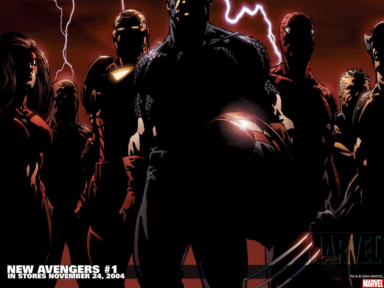 comics, new avengers, avengers, captain america, iron man, spider man, spider woman, wolverine