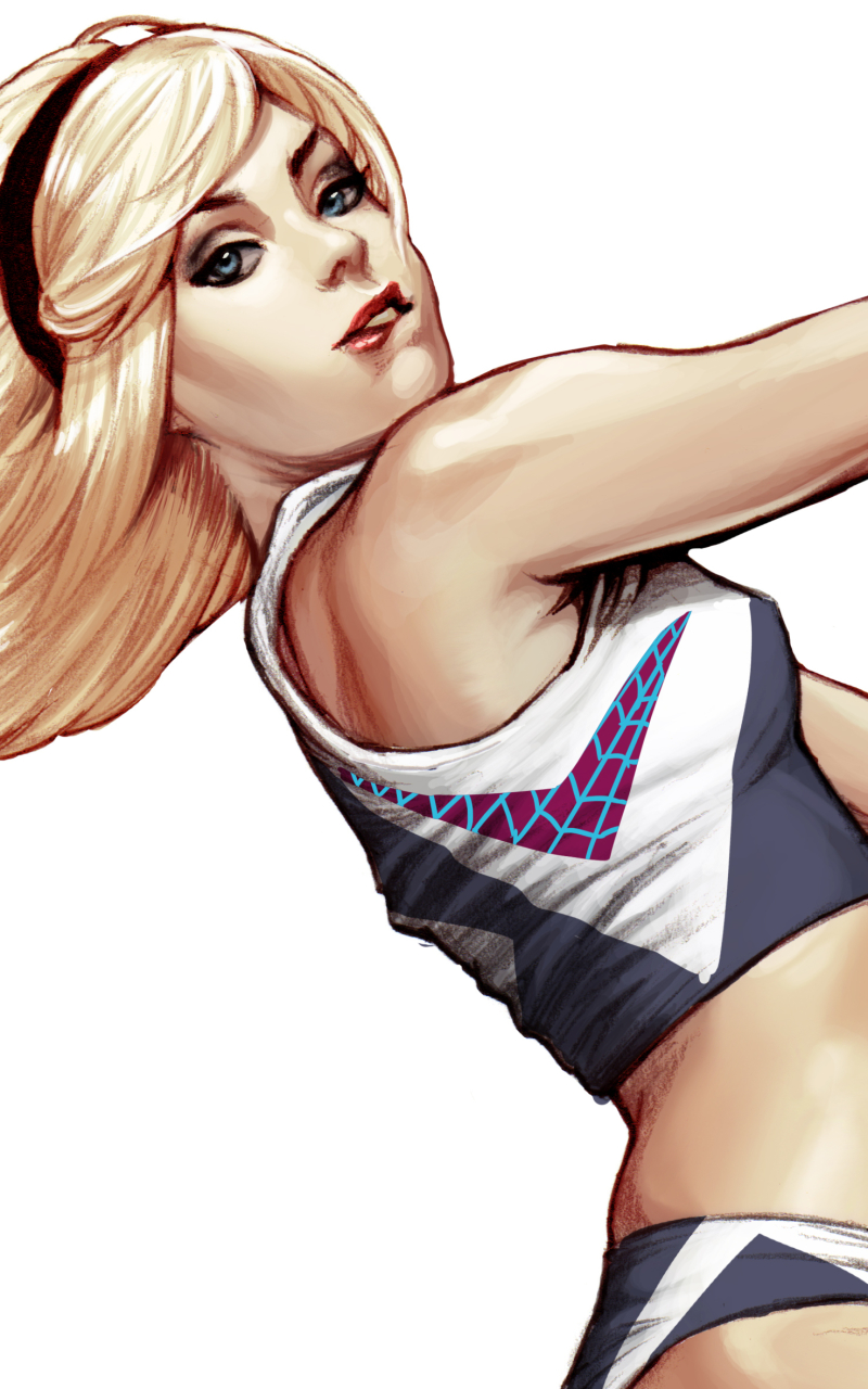 Handy-Wallpaper Comics, Spider Gwen kostenlos herunterladen.