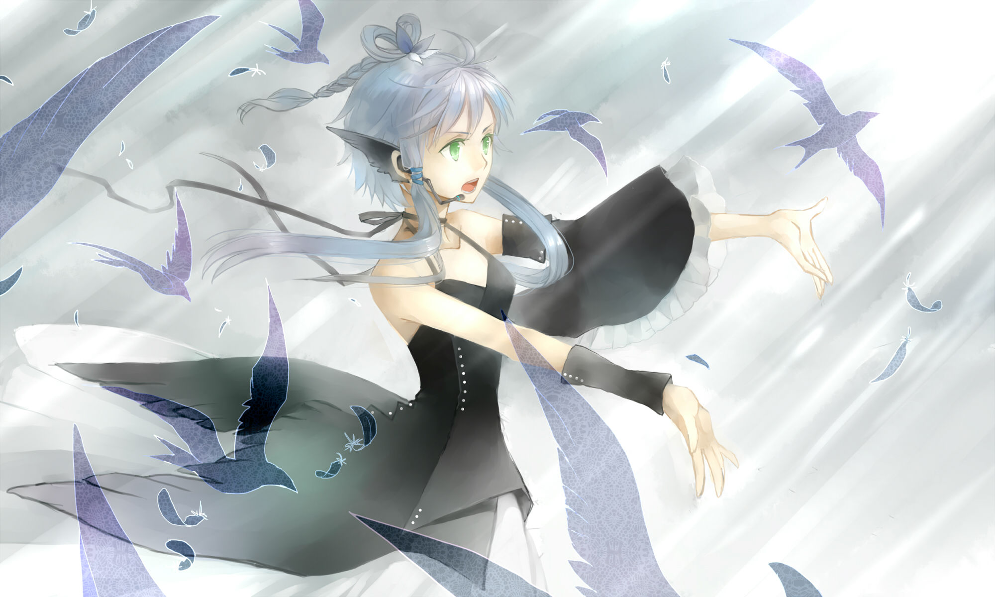 anime, vocaloid, luo tianyi
