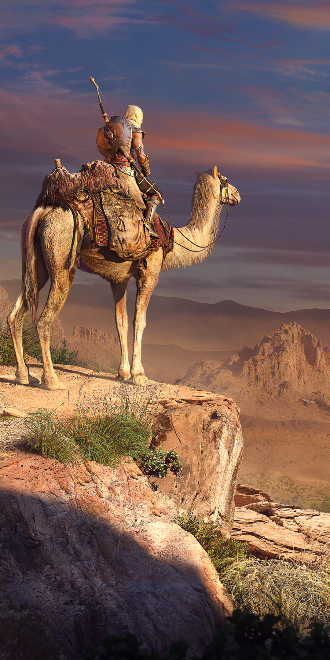 Скачати мобільні шпалери Кредо Вбивці, Пустеля, Єгипет, Відеогра, Assassin's Creed: Витоки, Байєк Оф Сіва безкоштовно.
