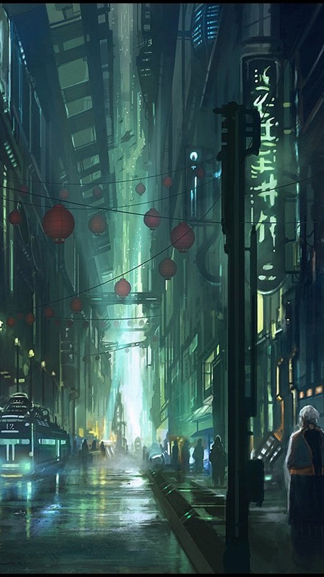 Download mobile wallpaper City, Cyberpunk, Sci Fi for free.