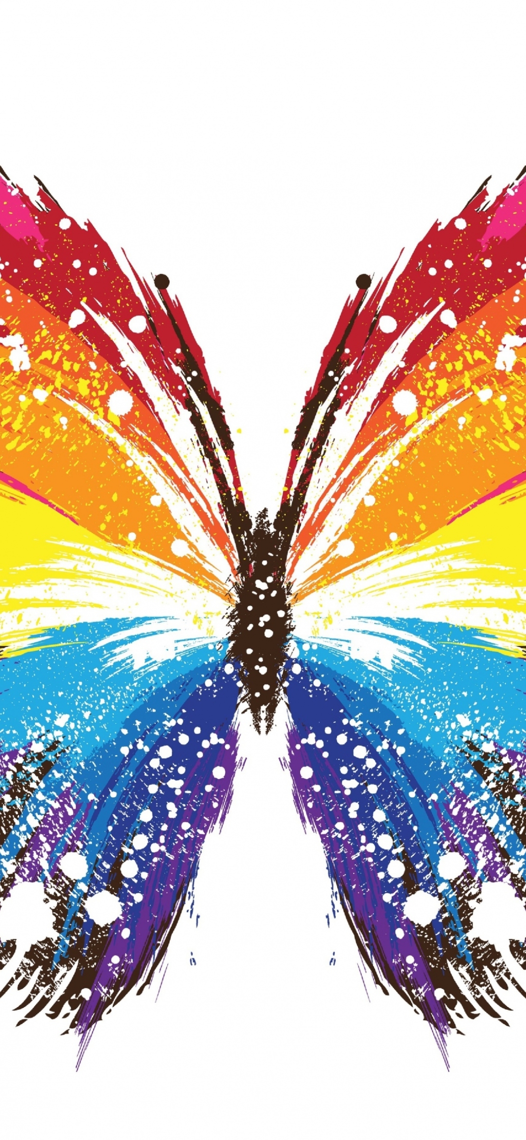 Descarga gratuita de fondo de pantalla para móvil de Colores, Mariposa, Vistoso, Artístico.